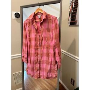 Victoria’s Secret Plaid Size Small‎ Shirt- Oversize